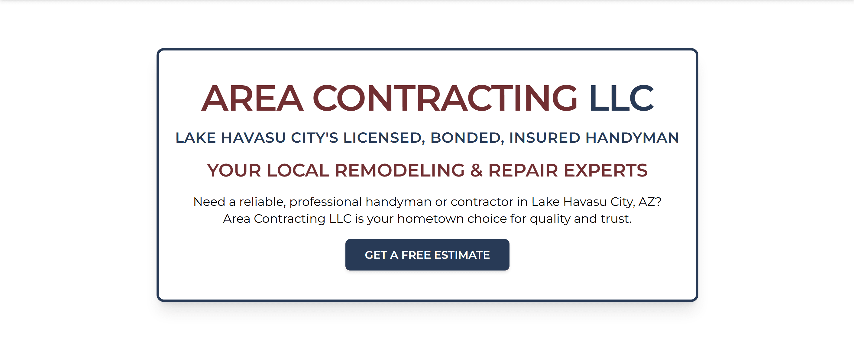 Area Contracting LLC