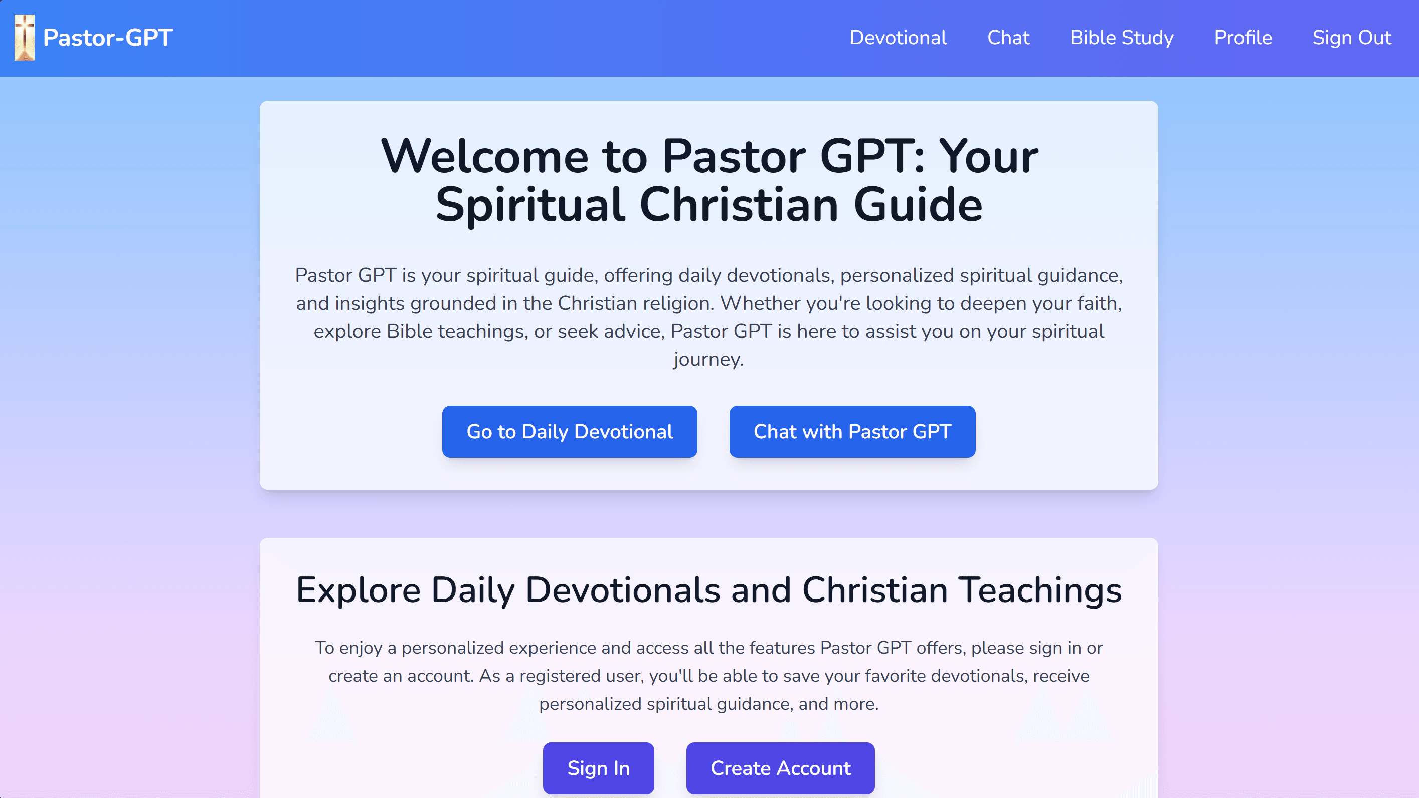 Pastor GPT